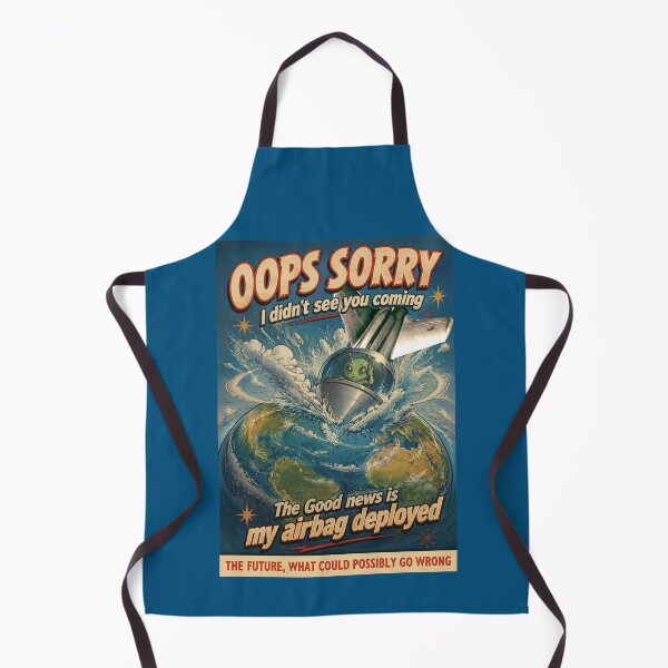 Item preview, Oops sorry. THE FUTURE, What could possibly go wrong designed and sold by Spyinthesky.