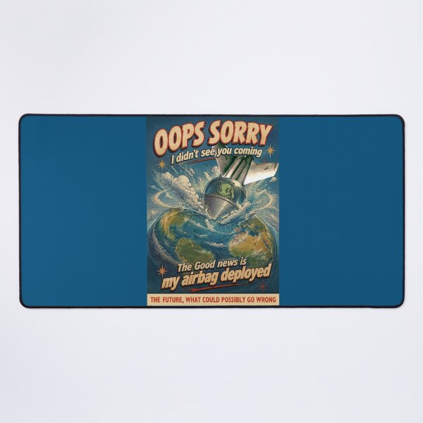 Item preview, Oops sorry. THE FUTURE, What could possibly go wrong designed and sold by Spyinthesky.