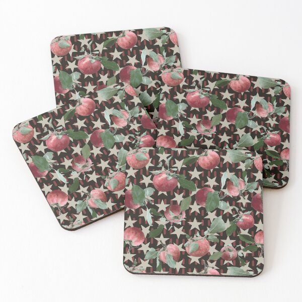 Item preview, Farm Fresh Apples with Stars designed and sold by Digitalmyth's Designs.