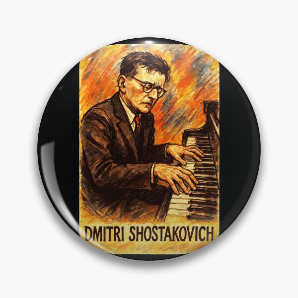 Item preview, Dmitri Shostakovich designed and sold by Sarcastic designs.