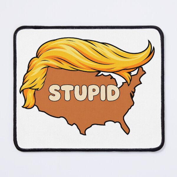 Item preview, We're Not With Stupid Canada US Border Satire designed and sold by WitNThreads.