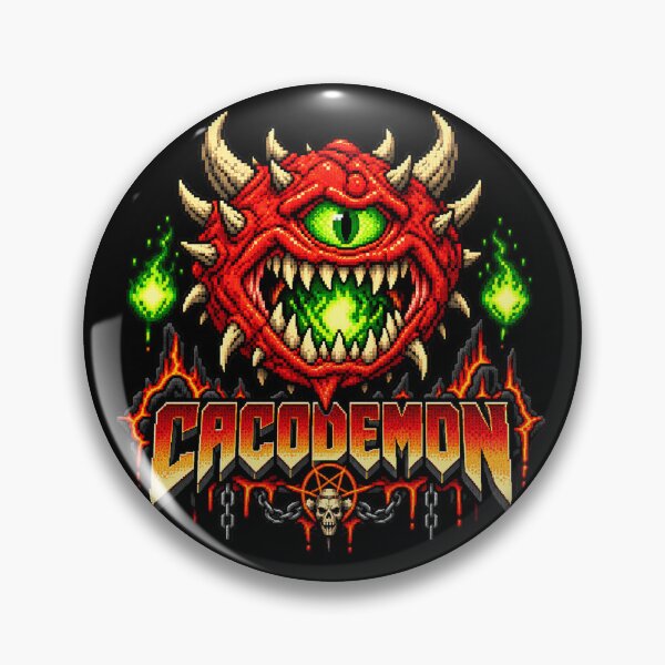 Item preview, Doom Cacodemon Classic Flying Demon designed and sold by Pandaburba.