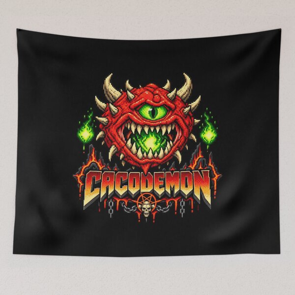 Item preview, Doom Cacodemon Classic Flying Demon designed and sold by Pandaburba.