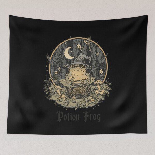 Item preview, Vintage Storybook Frog Witch designed and sold by ChicTrendz.