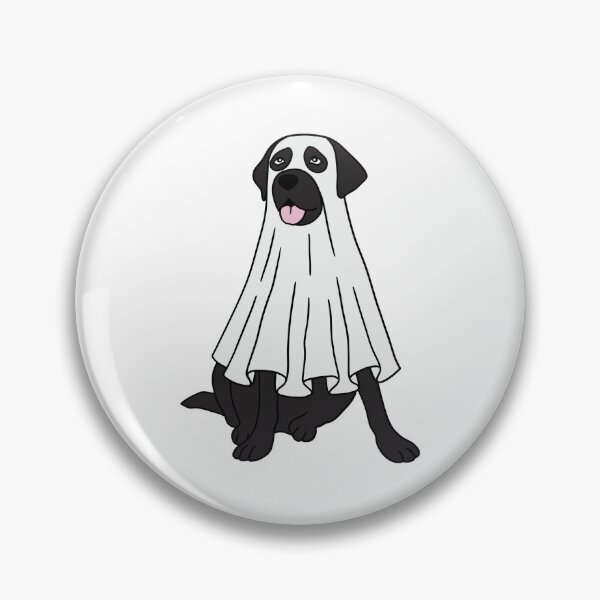 Item preview, Ghost Lab Halloween – Spooky Cute Pup in Ghost Costume designed and sold by AandBCollective.
