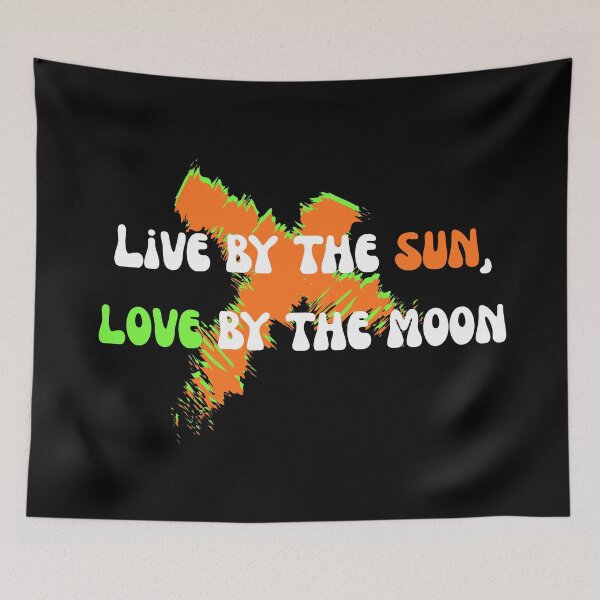 Item preview, Live By the Sun Love by the Moon Celestial Retro designed and sold by Pamthedesigner.