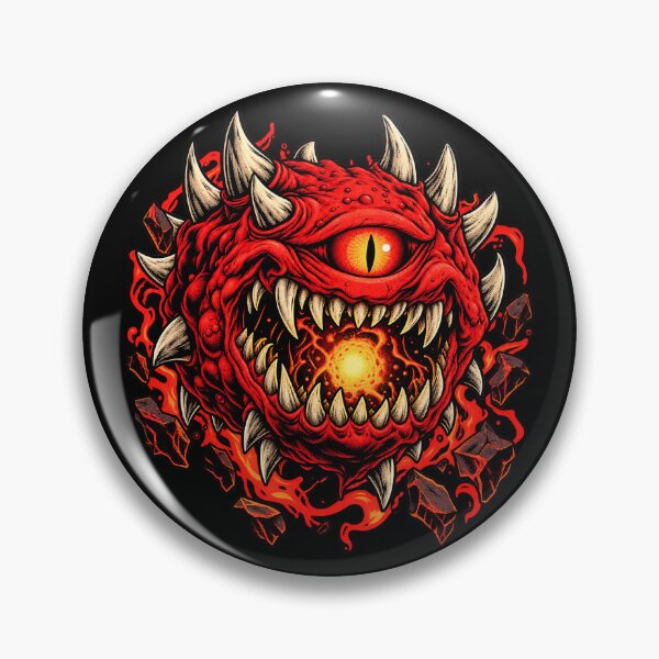Item preview, Doom Cacodemon One Eyed Hell Demon designed and sold by Pandaburba.