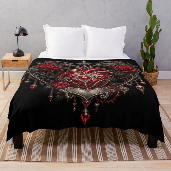 Item preview, Gothic Heart Rose Emblem – Dark Romance designed and sold by TroviTutto.