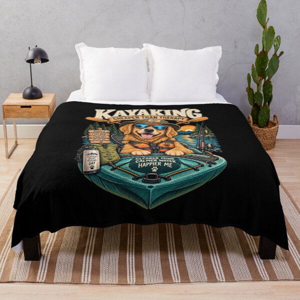 Item preview, Kayaking Cheaper Than Therapy - Funny Kayak Dog Gift designed and sold by Ridaelb.