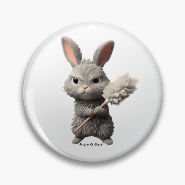 Item preview, Conejo de polvo enojado designed and sold by Angry Critters.