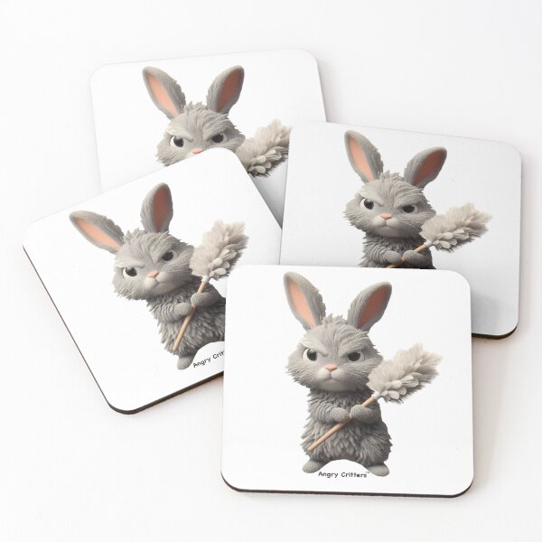 Item preview, Angry Dust Bunny designed and sold by Angry Critters.