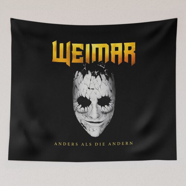 Item preview, WEIMARS Anderss Alss Die Andern Cracked Mask Goth  designed and sold by ramostrangdArt.