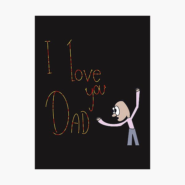 Item preview, Love You Dad Heartfelt Message Design for Father's Day and Everyday Appreciation designed and sold by DjProducerTANA.