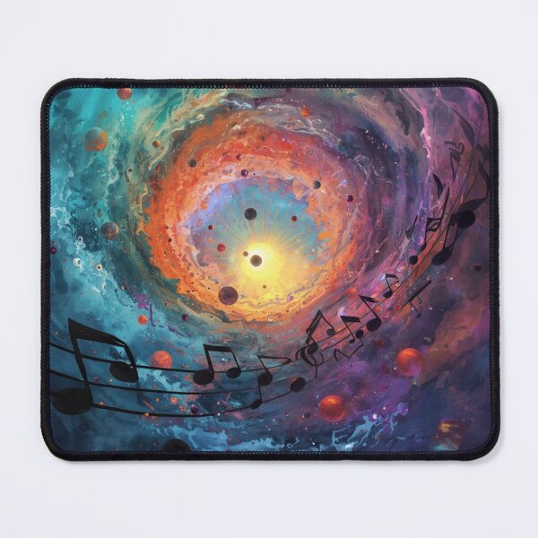 Item preview, Cosmic Sound Wave Galaxy Art – Colorful Music & Space Abstract Design. designed and sold by fbtrisha.