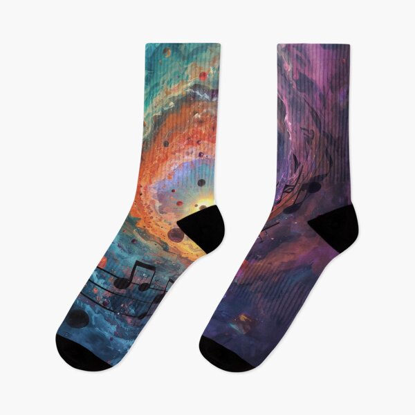 Item preview, Cosmic Sound Wave Galaxy Art – Colorful Music & Space Abstract Design. designed and sold by fbtrisha.