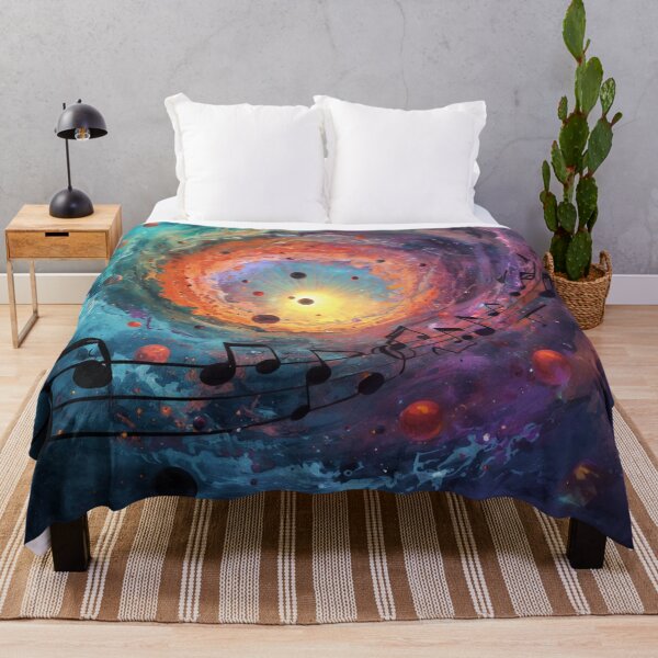 Item preview, Cosmic Sound Wave Galaxy Art – Colorful Music & Space Abstract Design. designed and sold by fbtrisha.