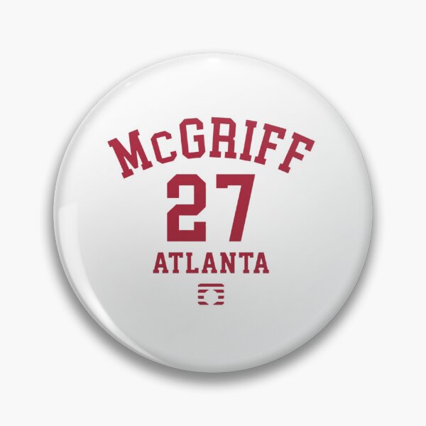 Item preview, Atlanta Braves - Fred McGriff - McGriff 27 Atlanta designed and sold by AmeristraliaDs.