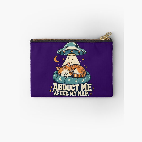Item preview, Abduct Me After My Nap - Sleepy Cat designed and sold by thefreezoneart.