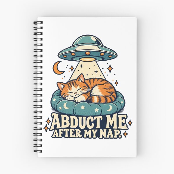Item preview, Abduct Me After My Nap - Sleepy Cat designed and sold by thefreezoneart.
