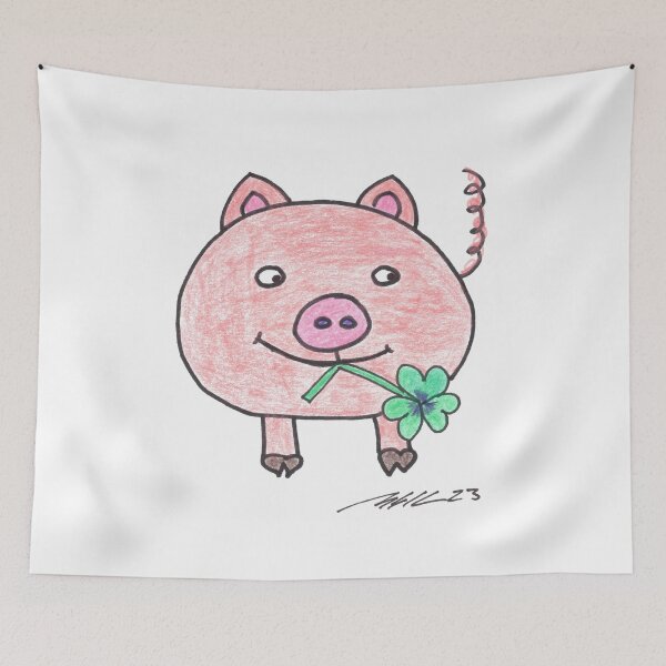 Item preview, Lucky Pig - Glücksschweinchen designed and sold by Anke‘s Bazaar.