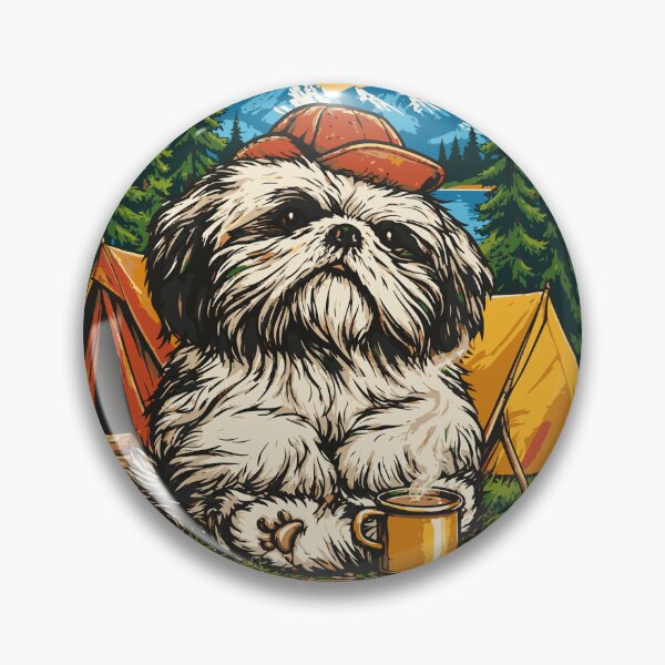 Item preview, Cozy Camping Shih Tzu  designed and sold by ClubVacay.