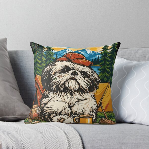 Item preview, Cozy Camping Shih Tzu  designed and sold by ClubVacay.
