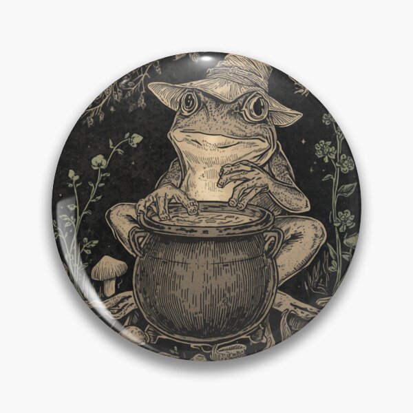 Item preview, Magical Potion Frog Witch designed and sold by ChicTrendz.