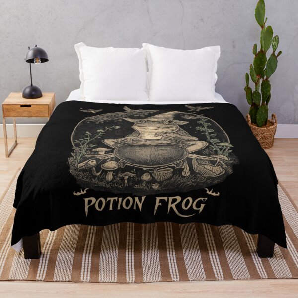 Item preview, Magical Potion Frog Witch designed and sold by ChicTrendz.