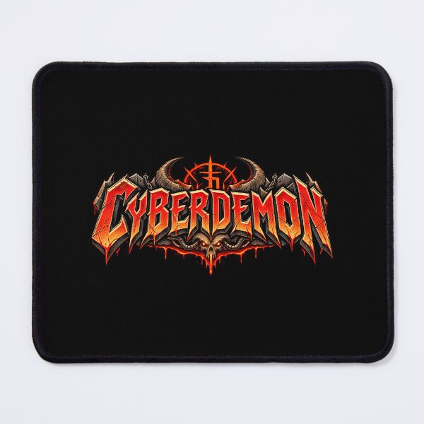 Item preview, Doom Cyberdemon Hell Boss Retro FPS designed and sold by Pandaburba.