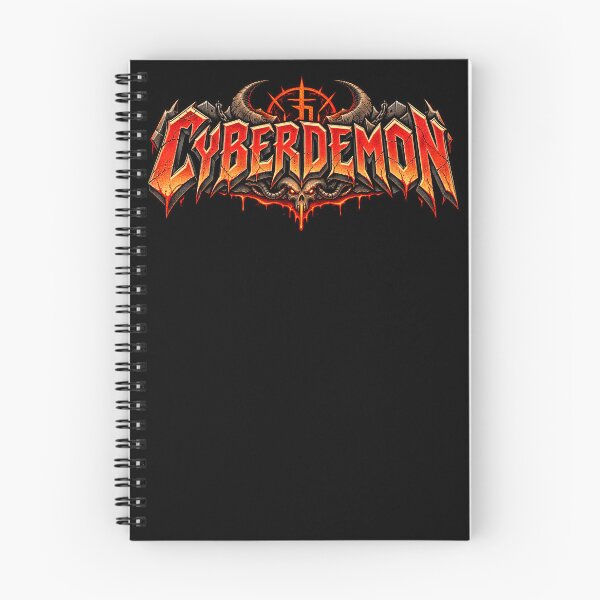 Item preview, Doom Cyberdemon Hell Boss Retro FPS designed and sold by Pandaburba.
