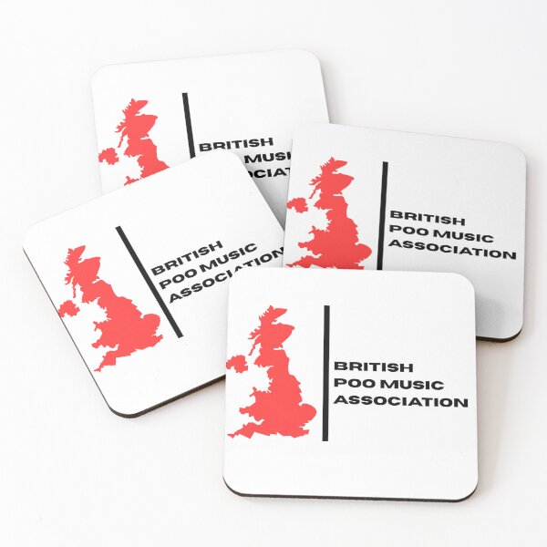 Item preview, Britsh Poo Music Association designed and sold by Overcooked Prints.