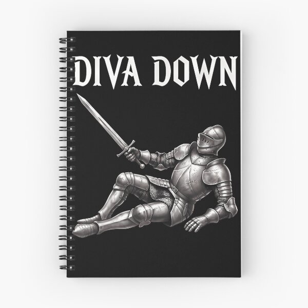 Item preview, Diva Down Knight Meme Funny Medieval Renaissance Armor Humor designed and sold by darriahad.