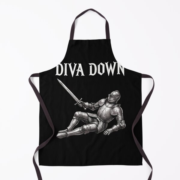 Item preview, Diva Down Knight Meme Funny Medieval Renaissance Armor Humor designed and sold by darriahad.