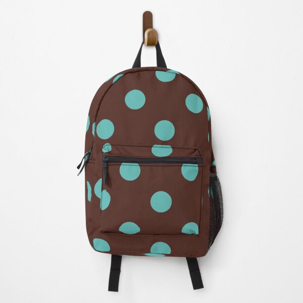Item preview, Brown and Light Teal Polka Dot Aesthetic Cute Big Dots designed and sold by ElGhazal-Art.