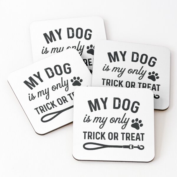 Item preview, My Dog Is My Only Trick or Treat, Funny Halloween Dog designed and sold by CloudyPress.