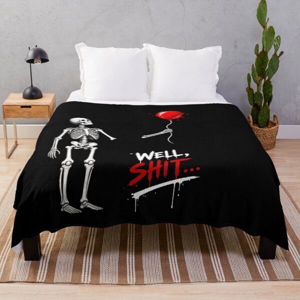 Item preview, Well, Shit... Skeleton Dark Humor Sarcastic Goth Funny Saying designed and sold by sportfantees.