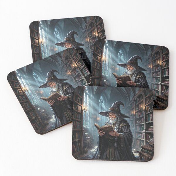 Item preview, The Sorcerer in the Library. designed and sold by MagelliShop.