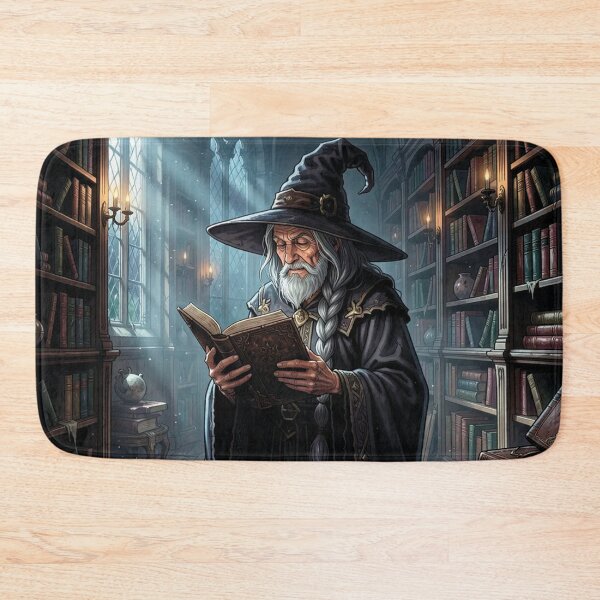 Item preview, The Sorcerer in the Library. designed and sold by MagelliShop.