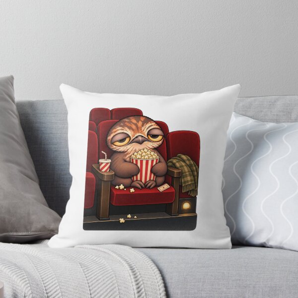 Item preview, Sleepy Potoo Bird Movie Night | Cute Popcorn Lover Cinema Cozy Art designed and sold by MrDev.
