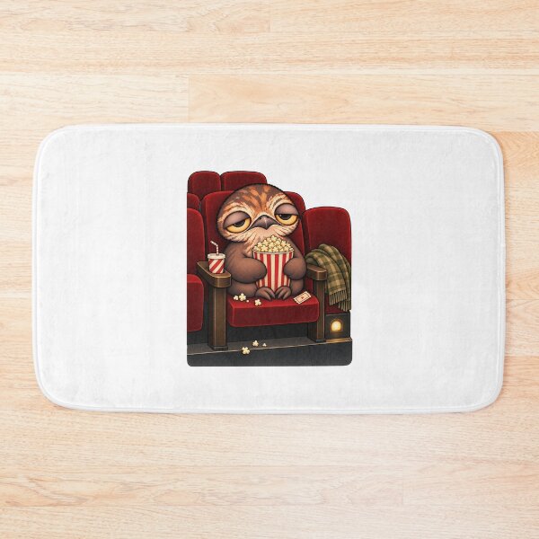 Item preview, Sleepy Potoo Bird Movie Night | Cute Popcorn Lover Cinema Cozy Art designed and sold by MrDev.