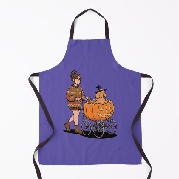 Item preview, Poodle In A Pumpkin Stroller designed and sold by Rare By Hero.