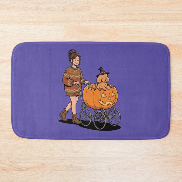 Item preview, Poodle In A Pumpkin Stroller designed and sold by Rare By Hero.