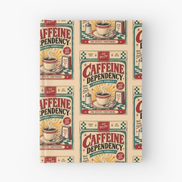 Item preview, Caffeine Dependency — Morning Formula Vintage Poster designed and sold by DoodleDooArt.