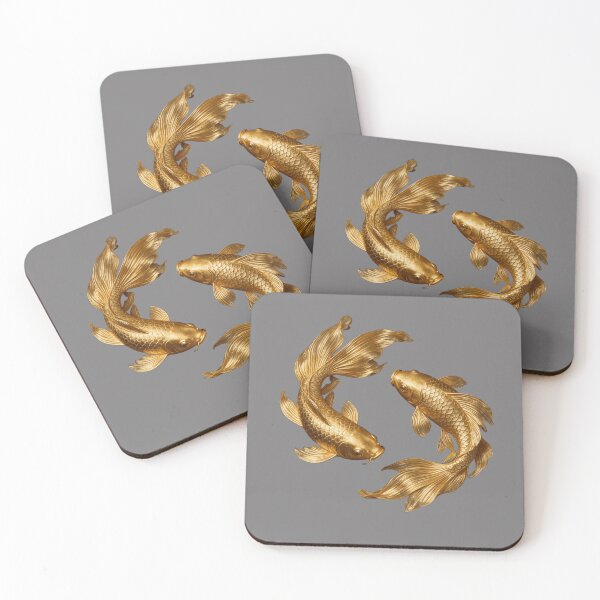 Item preview, Golden Koi Fish Yin Yang Spiritual Aesthetic Sticker Pack designed and sold by chicworld2026.