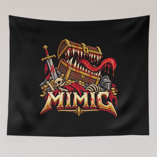 Item preview, Dark Souls Mimic Chest Monster designed and sold by Pandaburba.