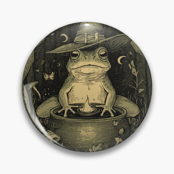 Item preview, Whimsical Frog Witch Magic designed and sold by ChicTrendz.