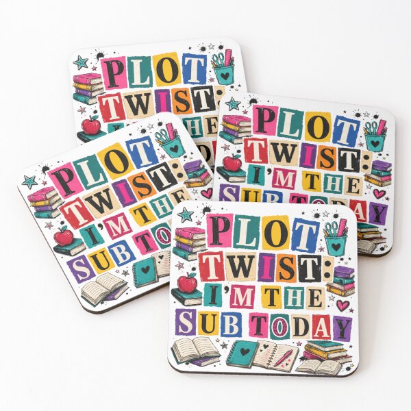 Item preview, Plot Twist: I’m the Sub Today Funny Substitute Teacher Classroom Quote designed and sold by SiroBellucci.