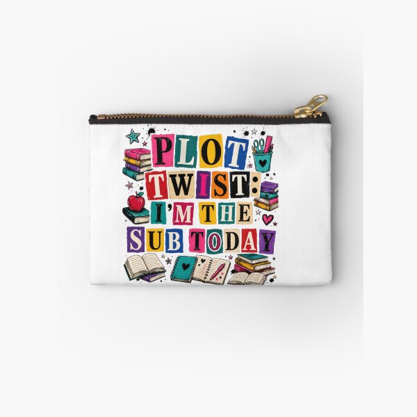 Item preview, Plot Twist: I’m the Sub Today Funny Substitute Teacher Classroom Quote designed and sold by SiroBellucci.