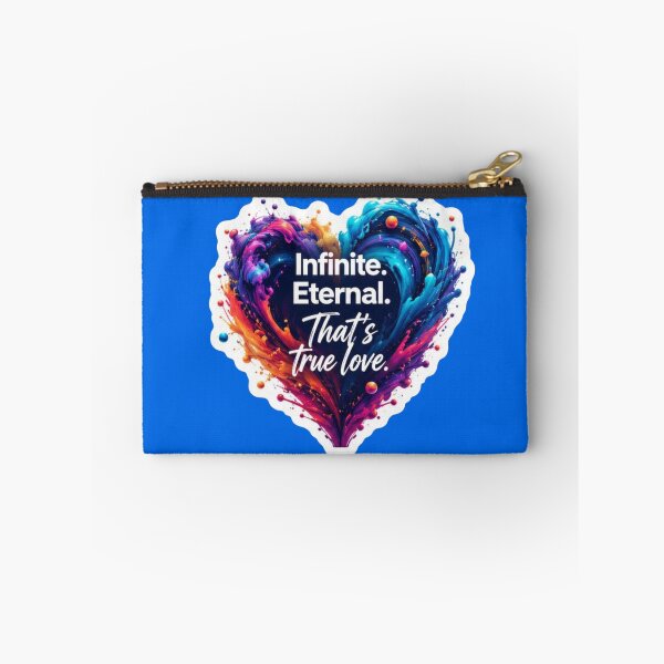 Item preview, Infinite Eternal Thats True Love Colorful Paint Swirl Heart Sticker designed and sold by Scro-Ciob-Shop.