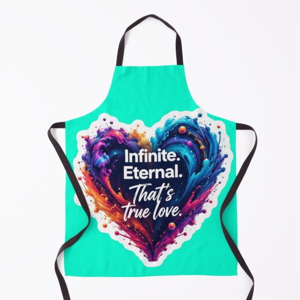 Item preview, Infinite Eternal Thats True Love Colorful Paint Swirl Heart Sticker designed and sold by Scro-Ciob-Shop.
